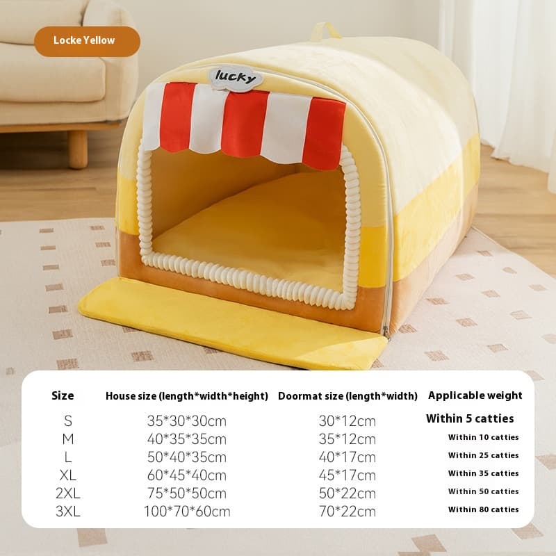 Cama para perro otoño invierno