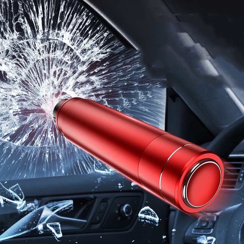 Martillo de seguridad de emergencia para auto con cabezal tungsteno