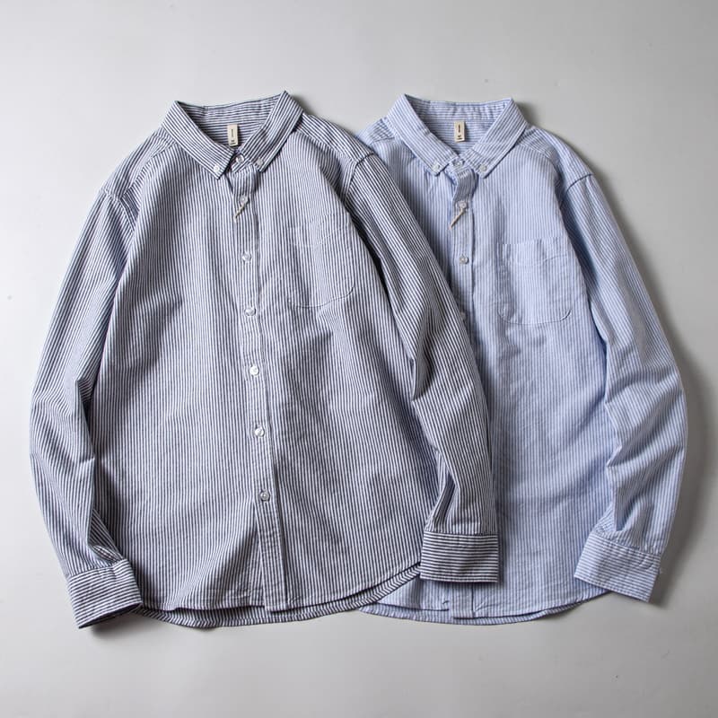 Cardigan hombre casual de franjas retro