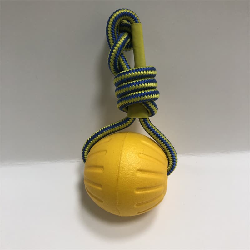 Juguete de goma EVA para perros con cuerda