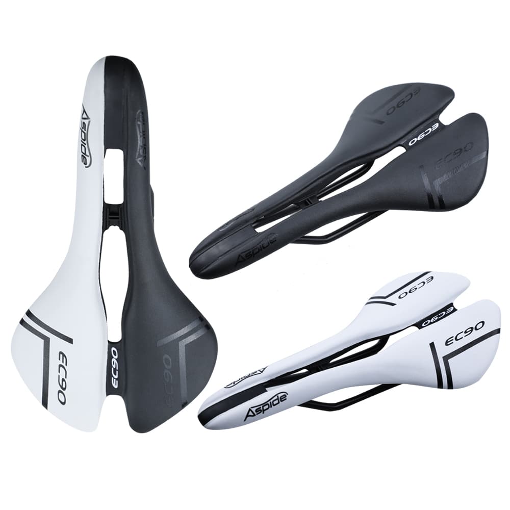 Silla de montaña universal de cuero para bicicleta