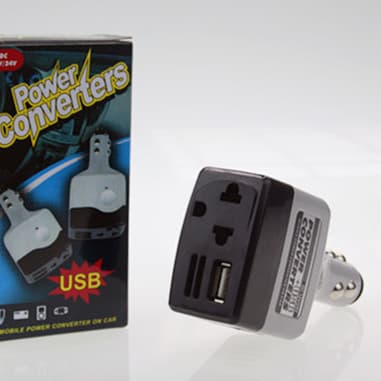 Cargador de auto para teléfono móvil, entrada USB
