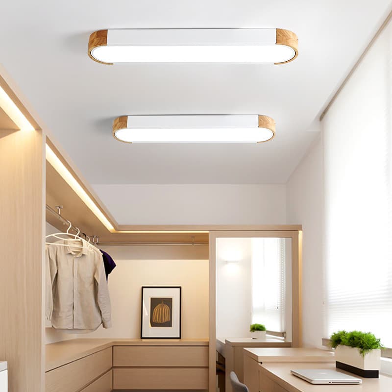 Tira de luz LED nórdica para pasillo y balcón