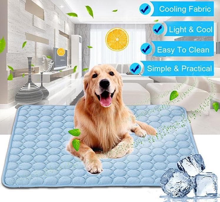 Almohadilla refrescante de seda de hielo para perros y gatos
