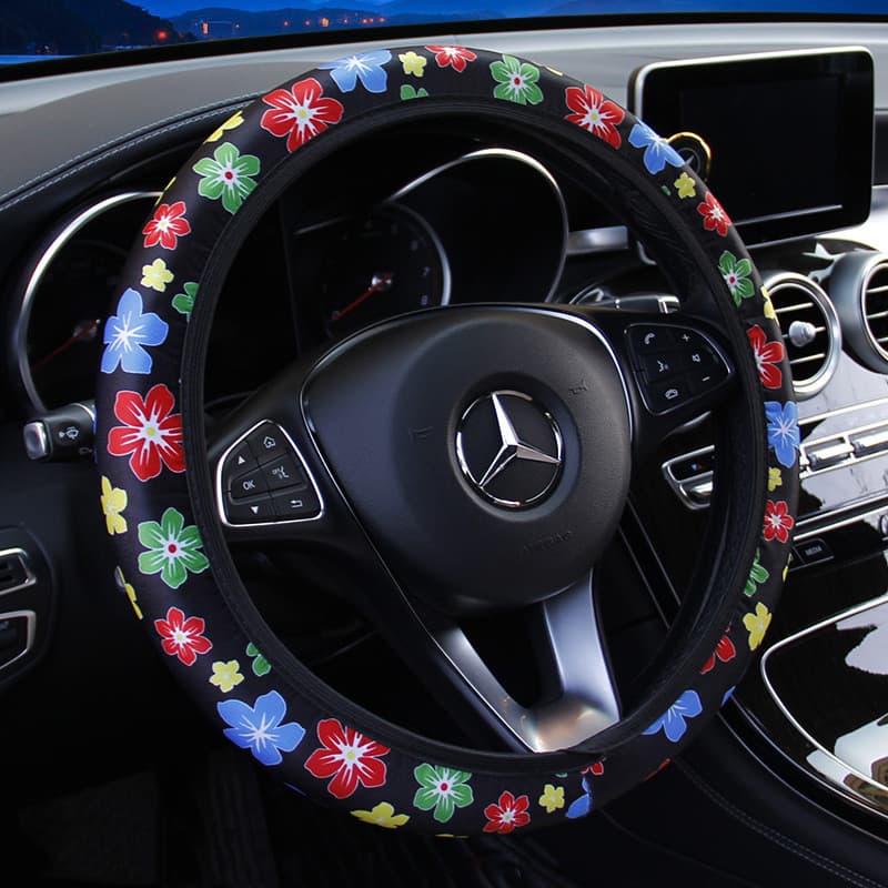 Funda para volante con tela impresa estilo Beetle