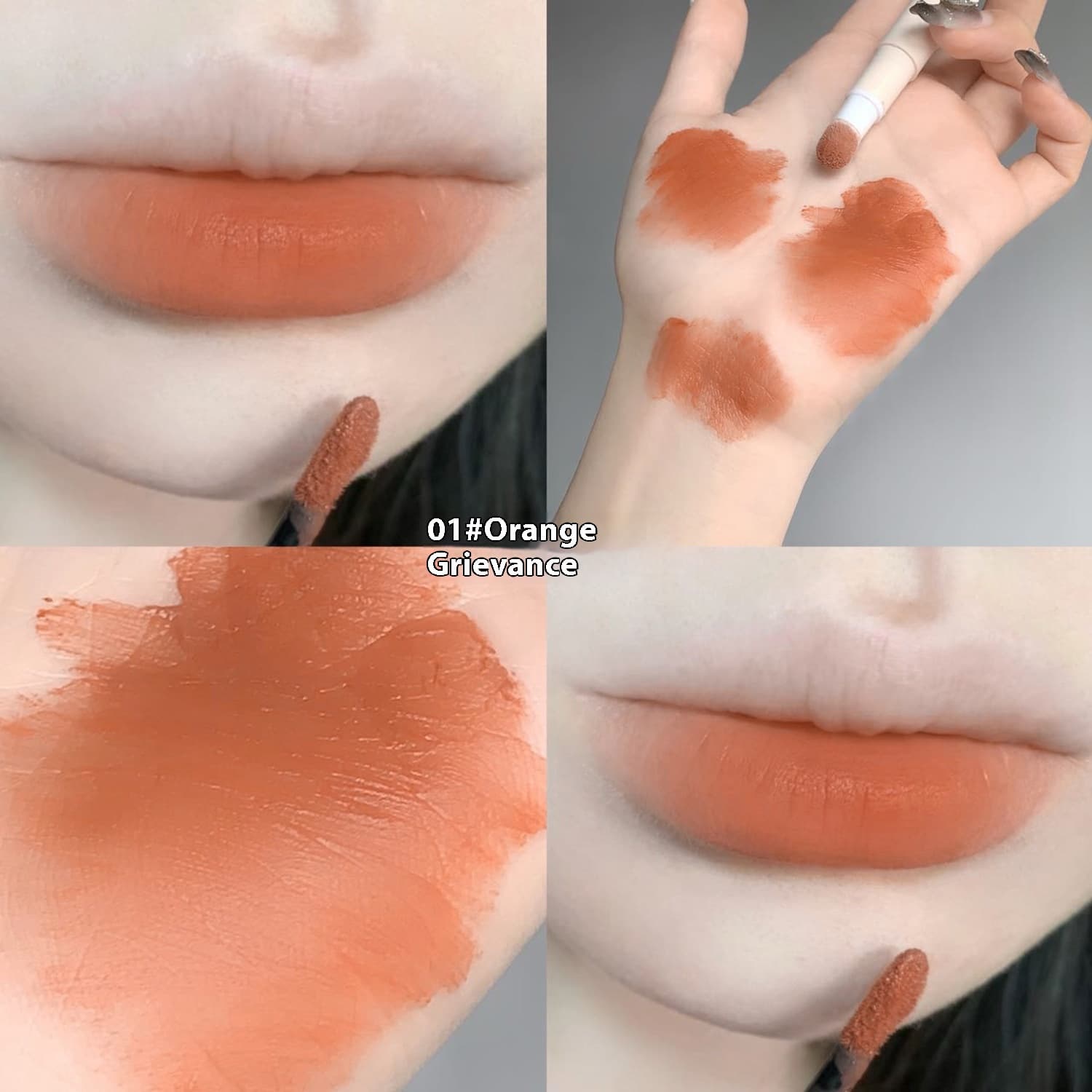Labial líquido de larga duración con acabado mate