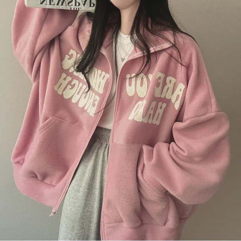 Cardigan mujer velvetizado con cierre cómodo