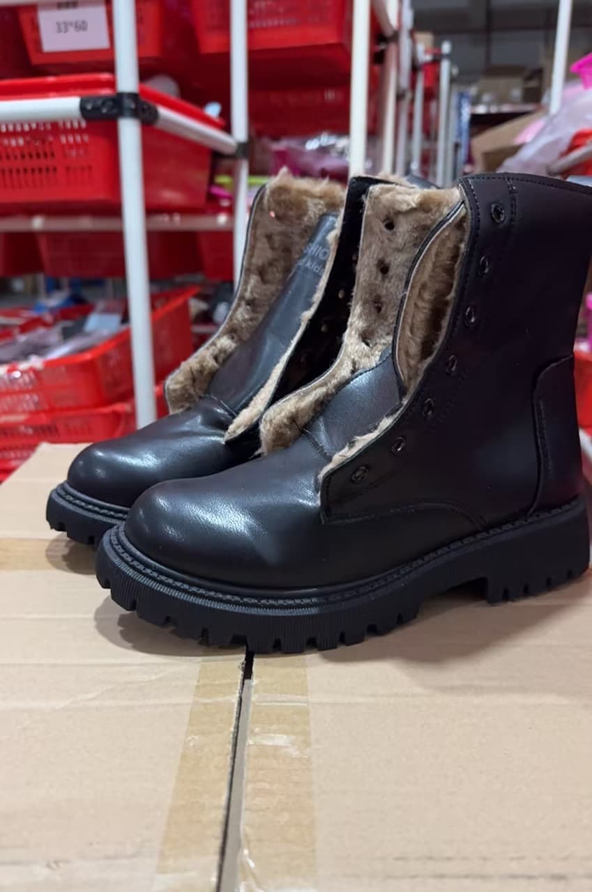 Botines invierno acolchados con forro terciopelo