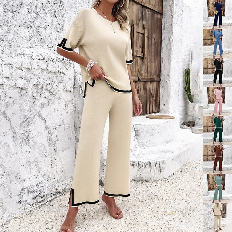 Conjunto 2 piezas de rayas para verano