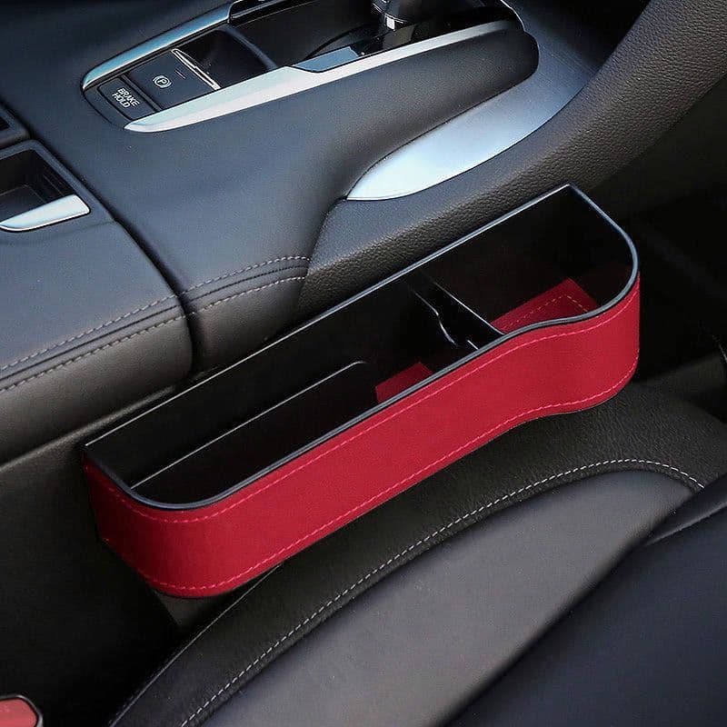 Caja de almacenamiento en cuero PU para auto