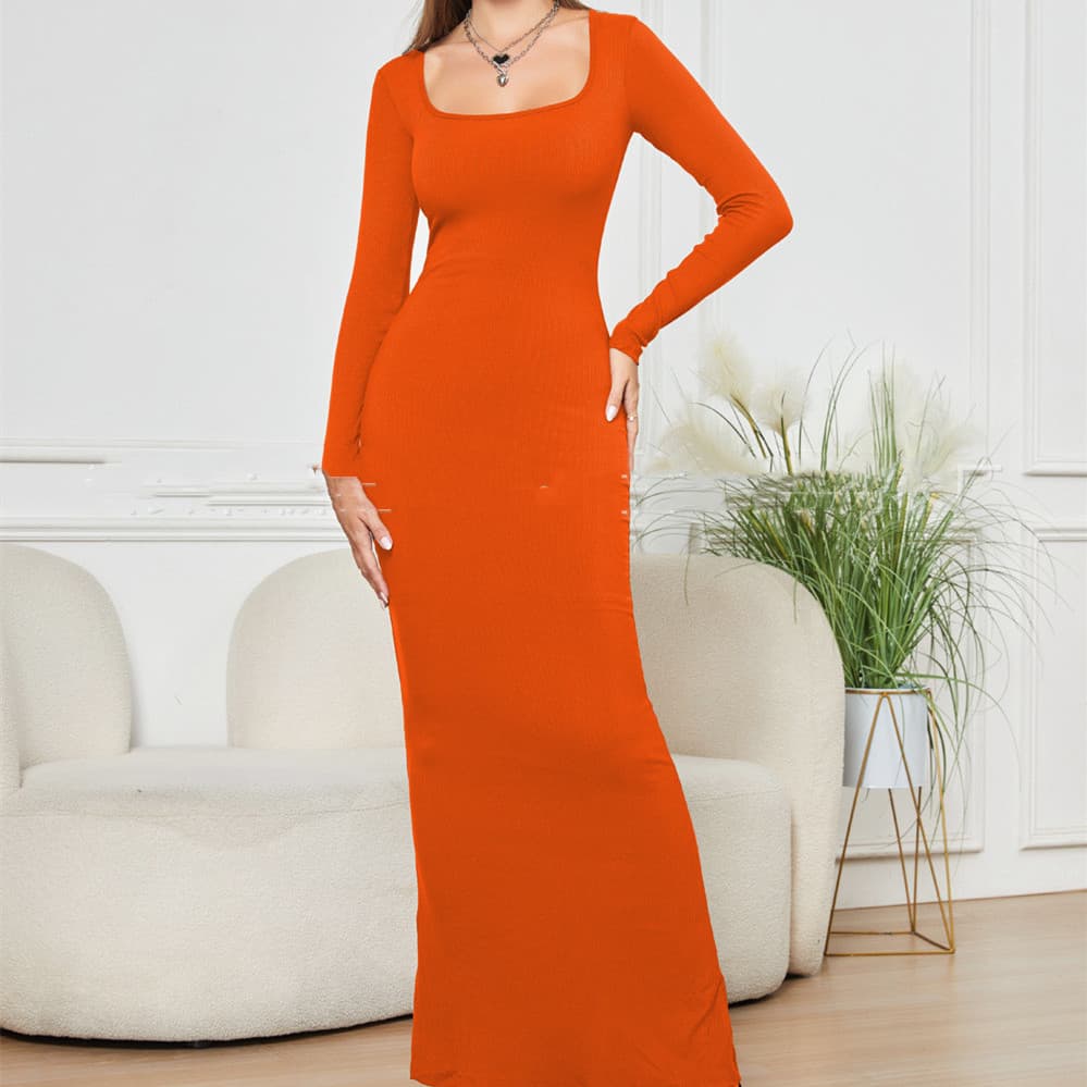 Vestido ajustado con soporte de cintura y levantamiento de cadera
