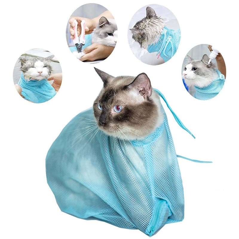 Bolsa gato para baño y limpieza poliéster