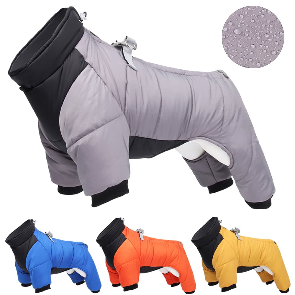 Ropa de invierno acolchada para perros pequeños y medianos