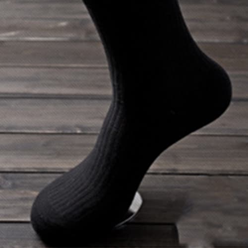 Calcetines deportivos para hombre gruesos de algodón puro liso