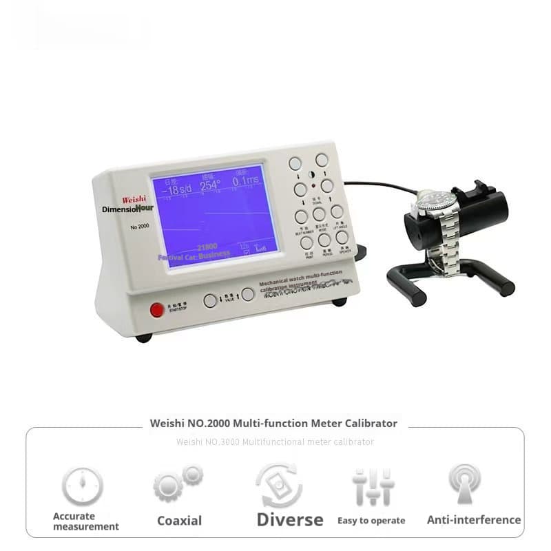 Reloj medidor de calibración y detección de bobinado mecánico