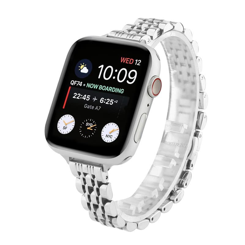 Pulsera metálica de acero inoxidable para reloj inteligente