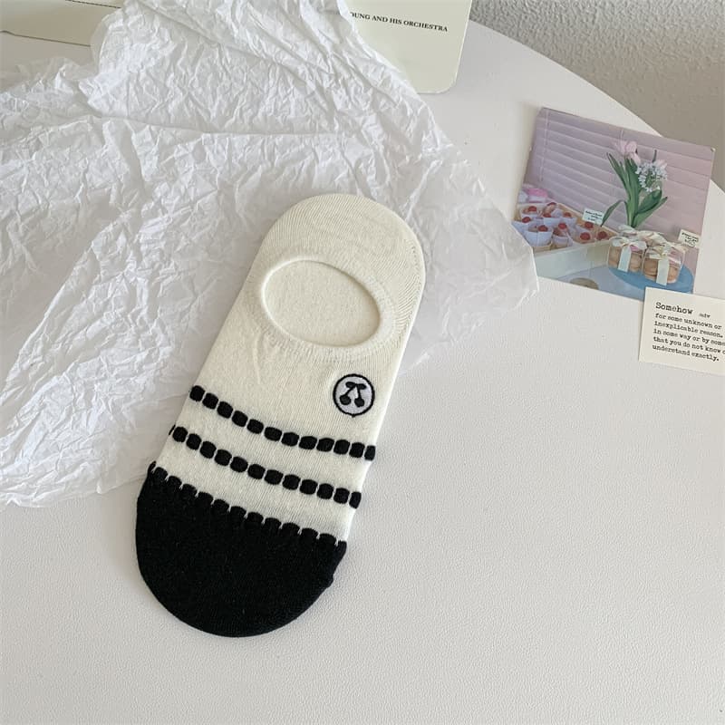 Calcetines invisibles de algodón con diseño adorable