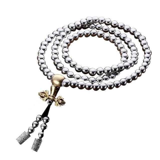 Pulsera de cuentas de acero inoxidable