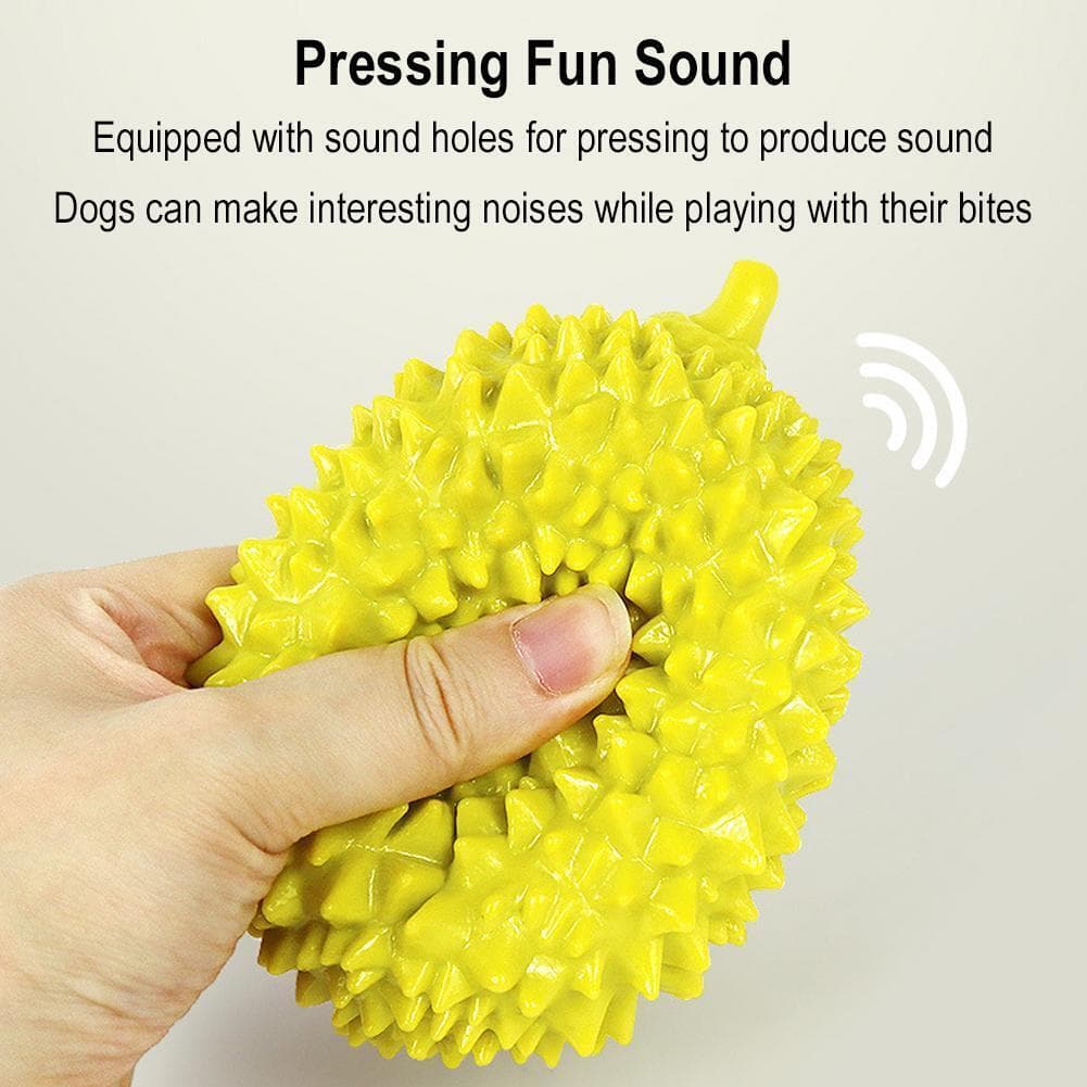 Juguete para perro forma durian resistente a mordidas