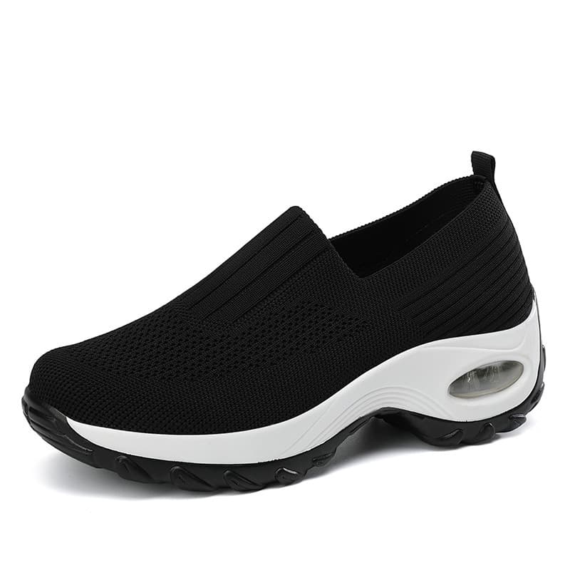 Zapatillas deportivas de malla transpirable con plataforma