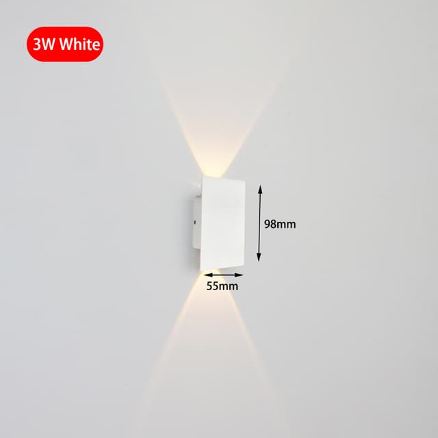 Lámpara de pared LED moderna 6W dormitorio