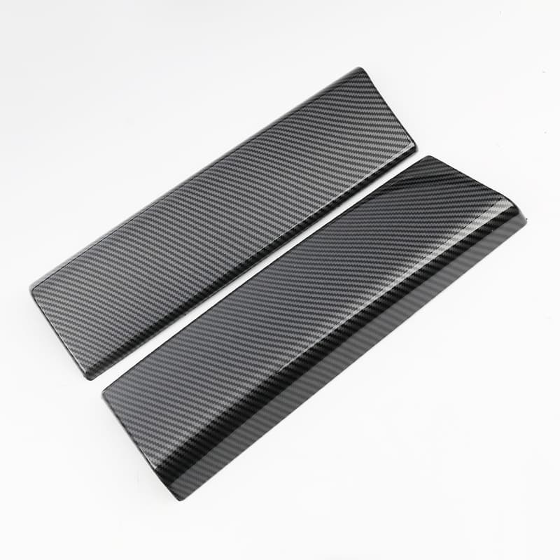 Calcomanía decorativa para caja de apoyabrazos, fibra o negro piano