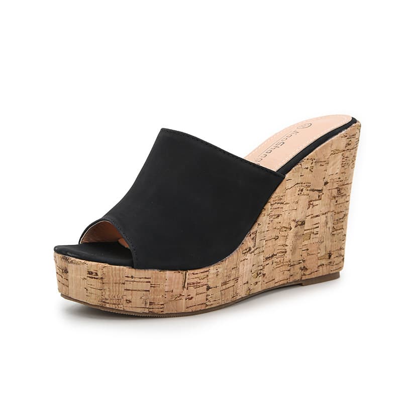Sandalias de gamuza talla grande para mujer