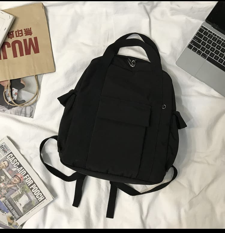 Mochila de lona grande para estudiante
