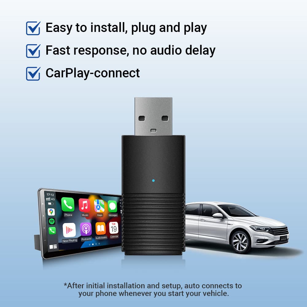 Adaptador inalámbrico Carplay Android Auto USB