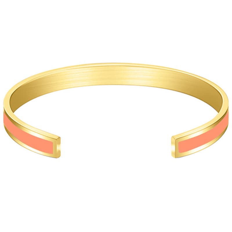 Pulsera pareja acero titanio gota abierta