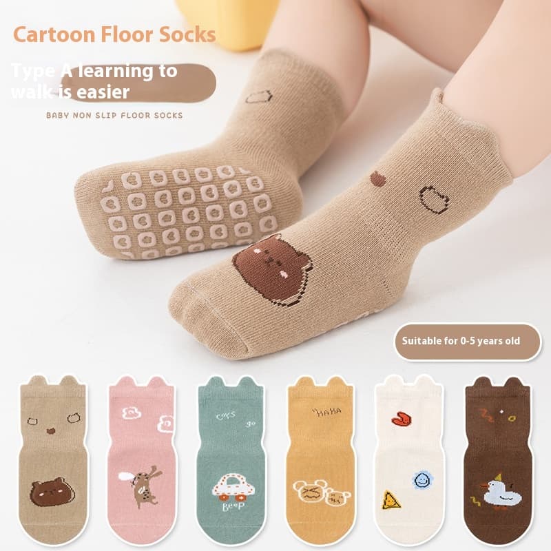 Calcetines de bebé con patrones variados