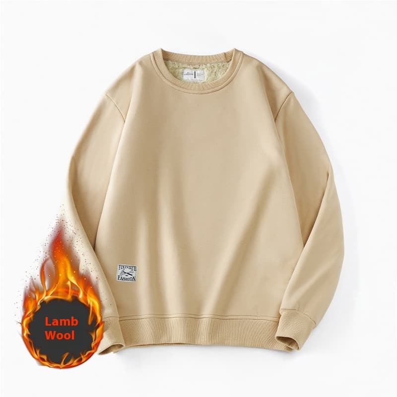 Sudadera de polar cálida para hombre y adolescentes