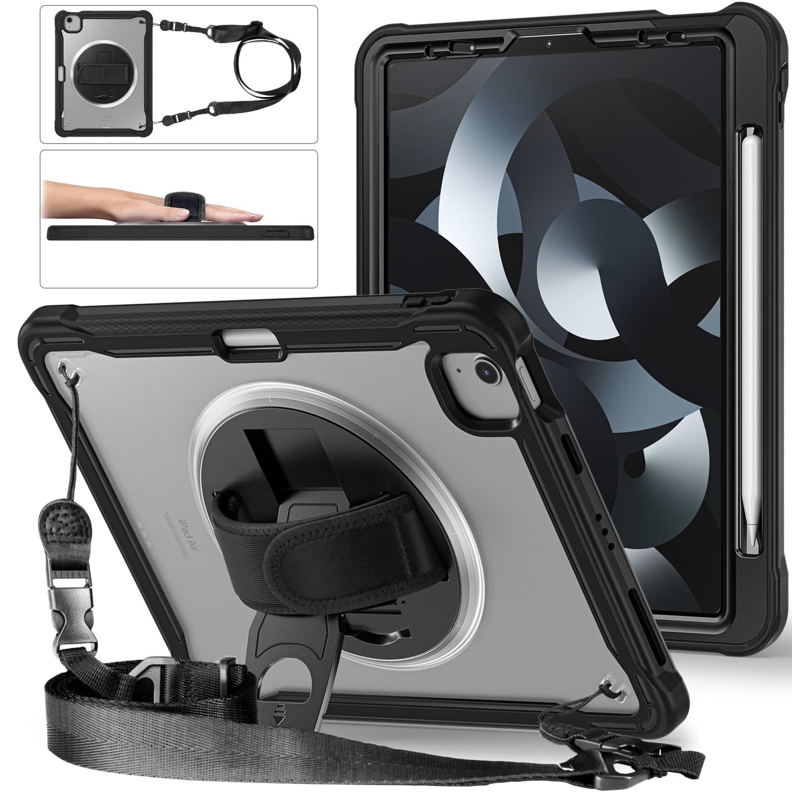 Funda para iPad mini 6 con soporte giratorio