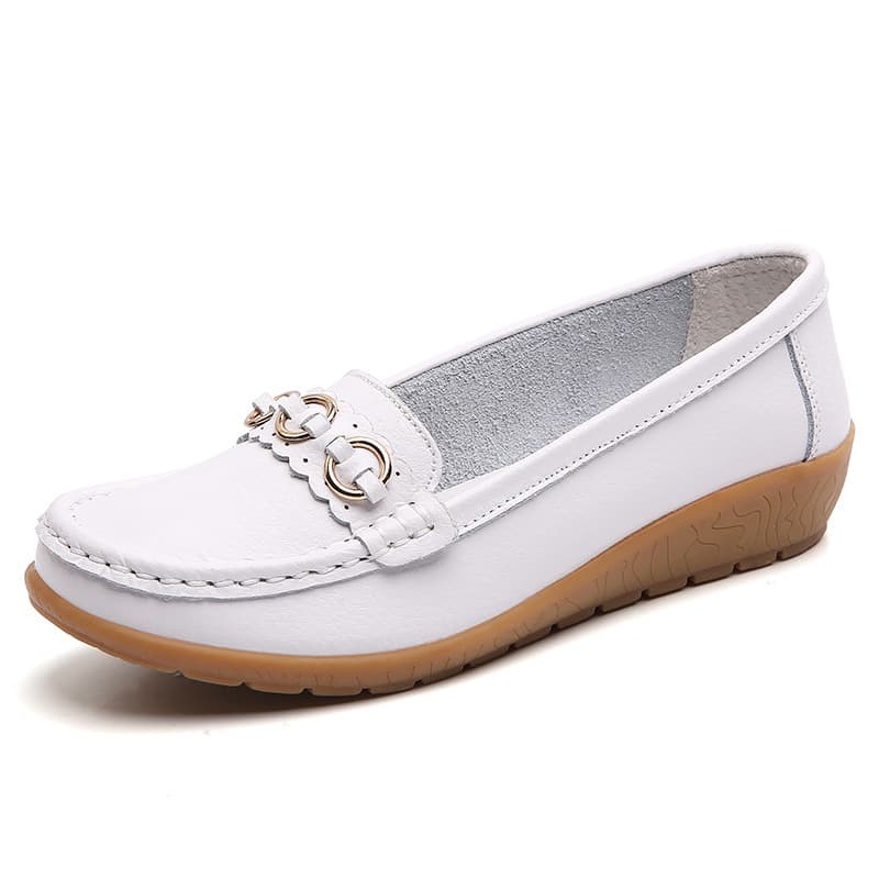 Zapatos de cuña para maternidad y conducir, talla grande
