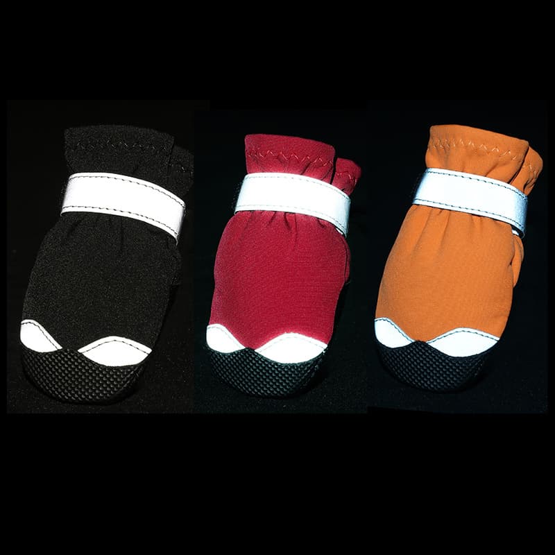 Botas de invierno para perros con reflectantes