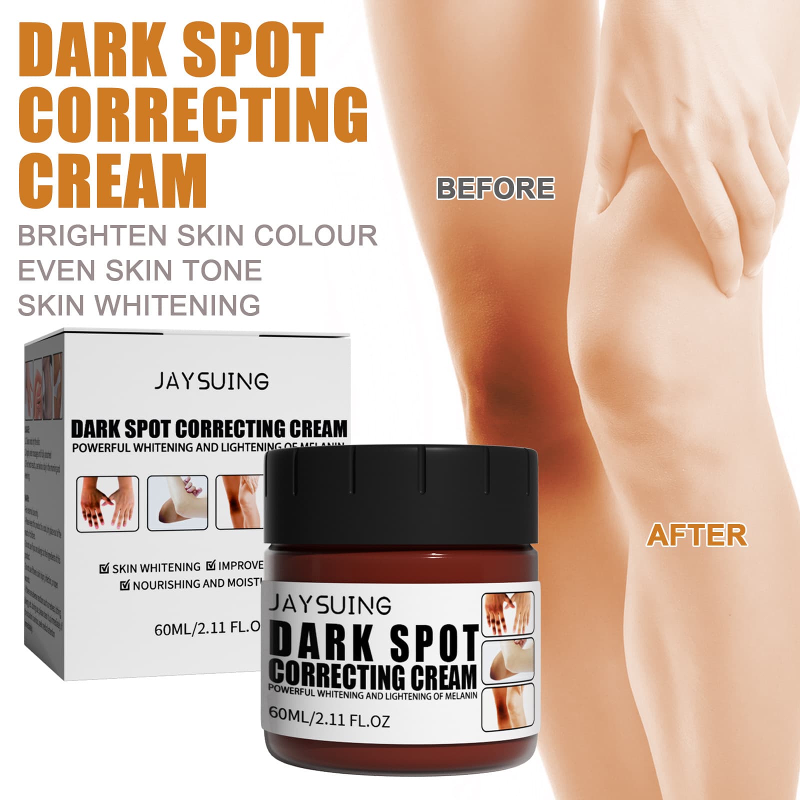 Crema limpiadora para articulaciones oscurecidas
