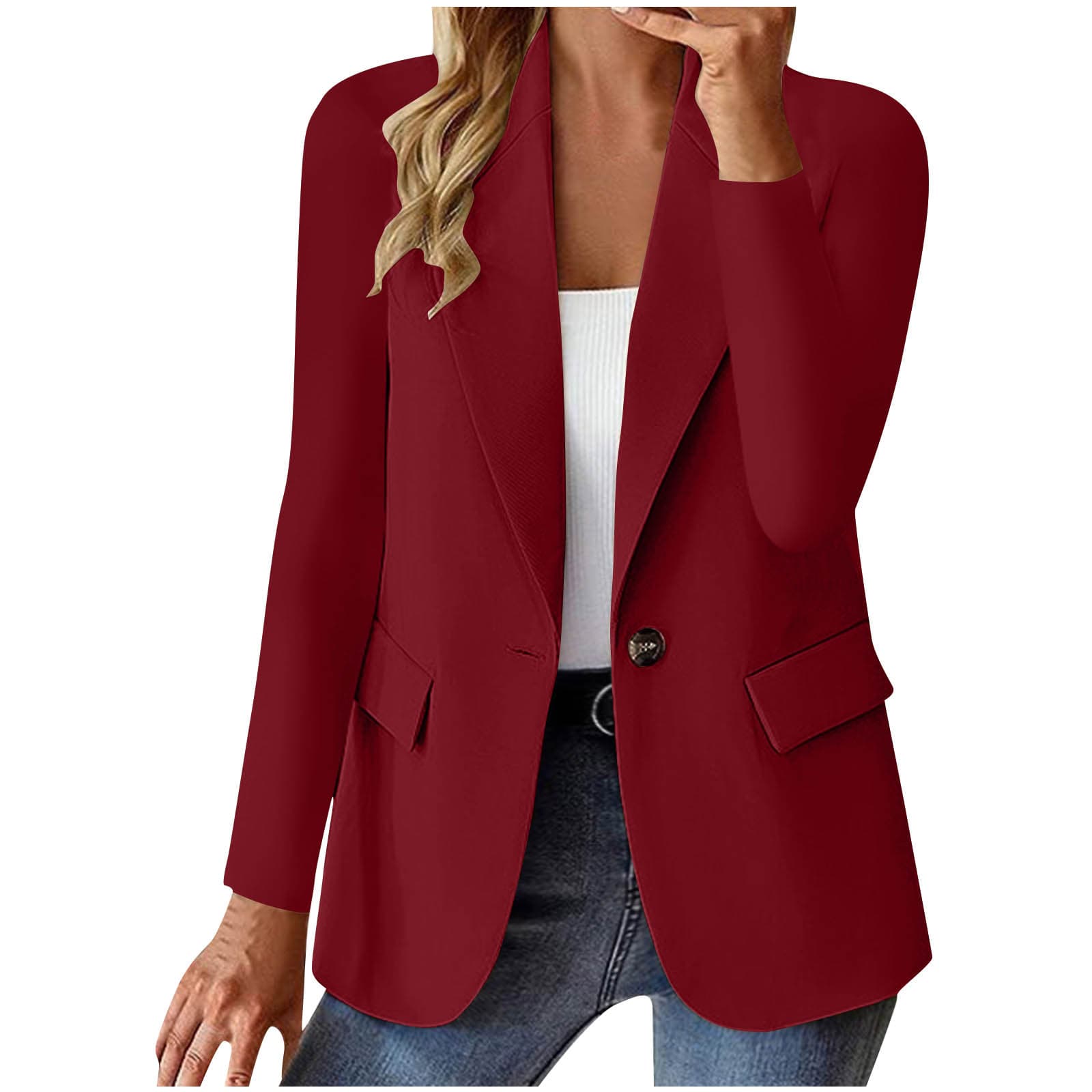 Cardigan para mujer de corte ajustado con mangas largas