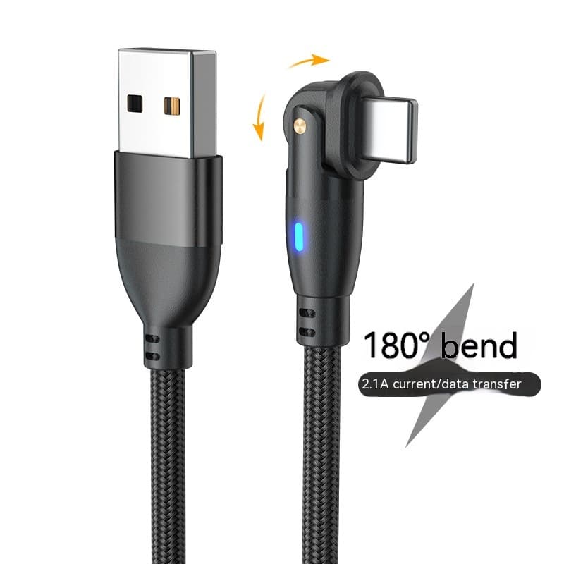 Cable de datos multi-interfaz flexible de 180 grados