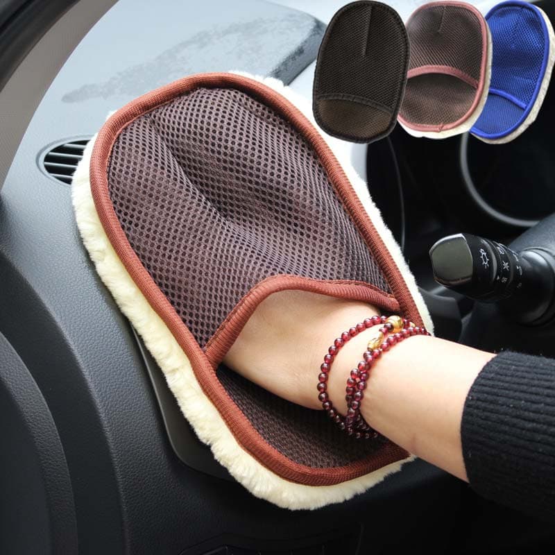 Guantes de limpieza para auto con felpa suave