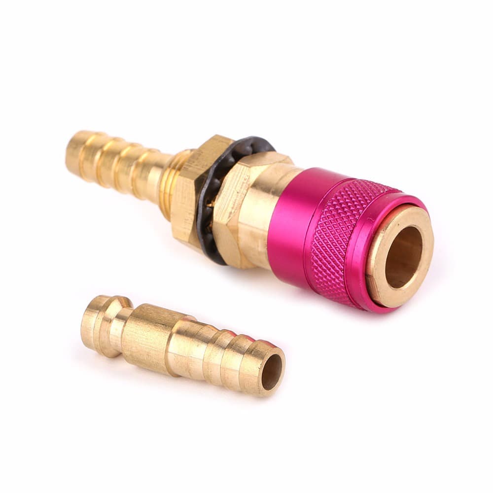 Conector rápido autoblocante para refrigeración