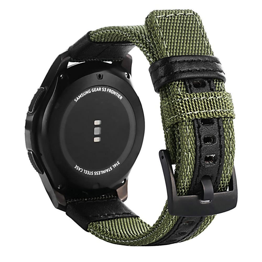 Correa de reloj ajustable nylon tejido