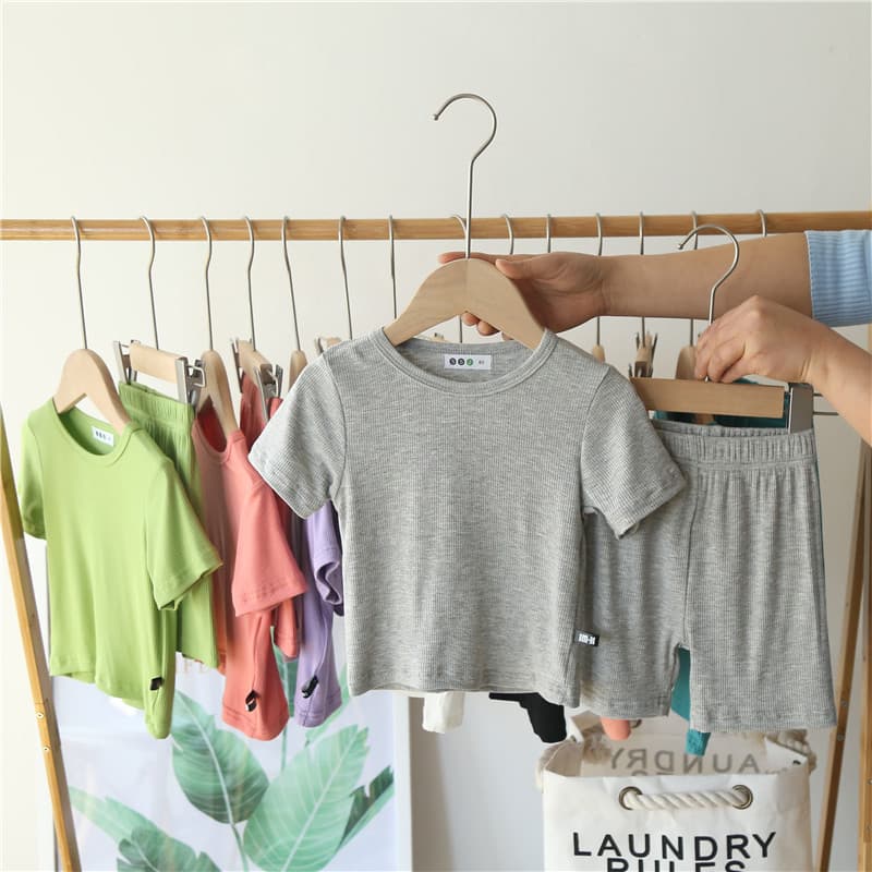 Pijama corto algodón verano para niños