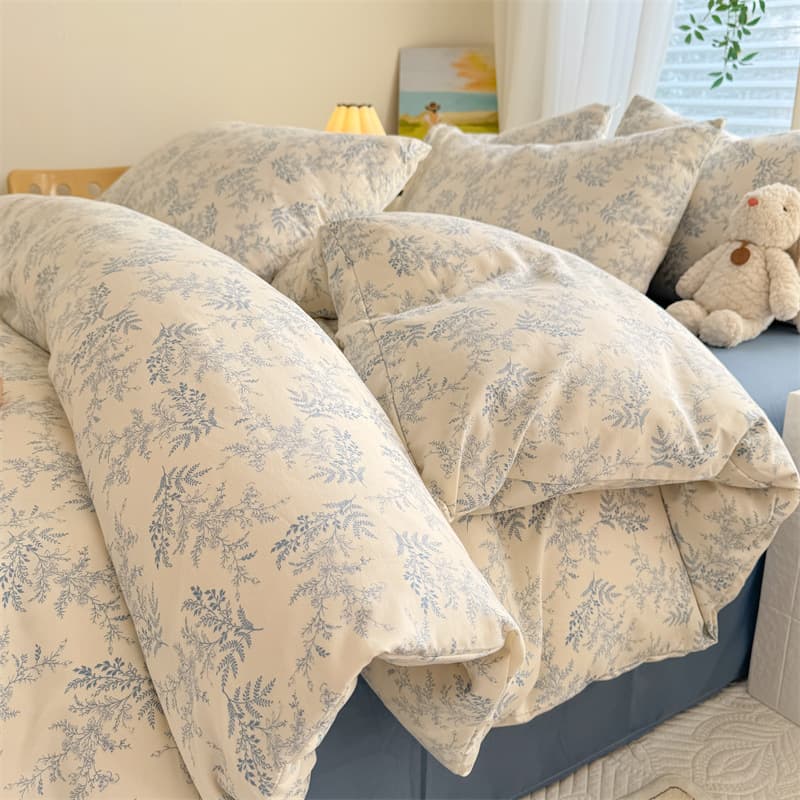 Conjunto de cama algodón nube suave cuatro piezas