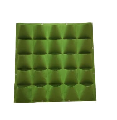 Bolsa de cultivo vertical de fieltro para pared