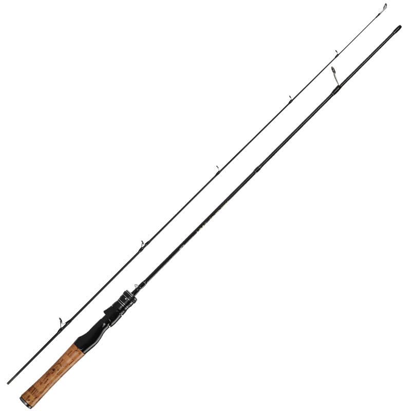 Caña de pescar carbono con mango corcho ajustable