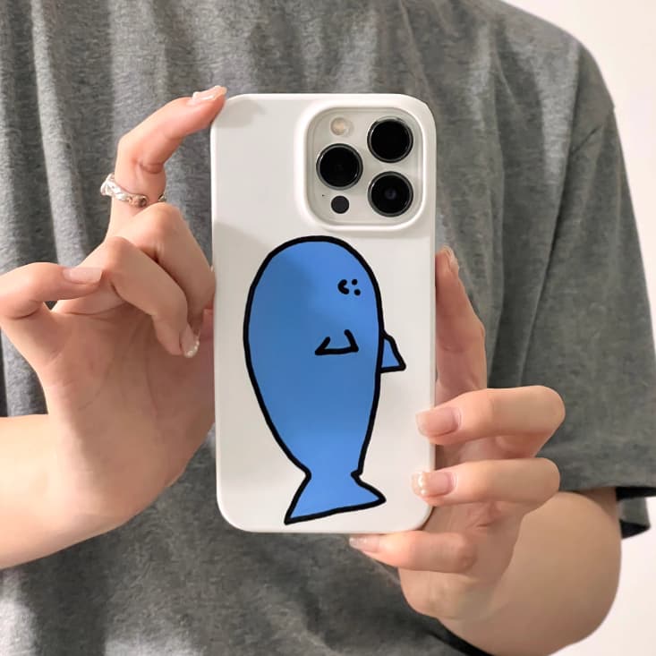 Funda iPhone con diseño cangrejo y ballena