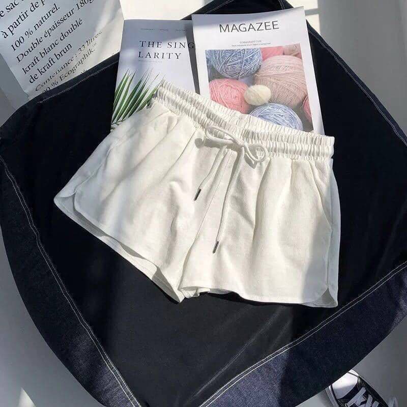 Shorts deportivos de cintura alta para mujer