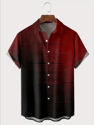 Camiseta estampada de manga larga para hombre