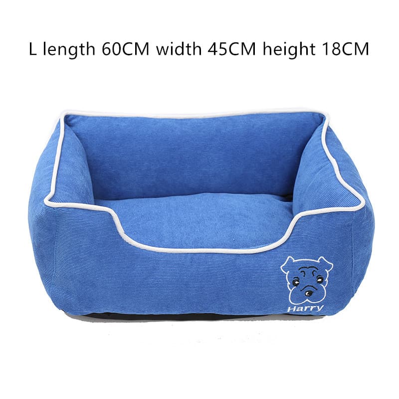 Casa desmontable para perro, lavable en corduroy