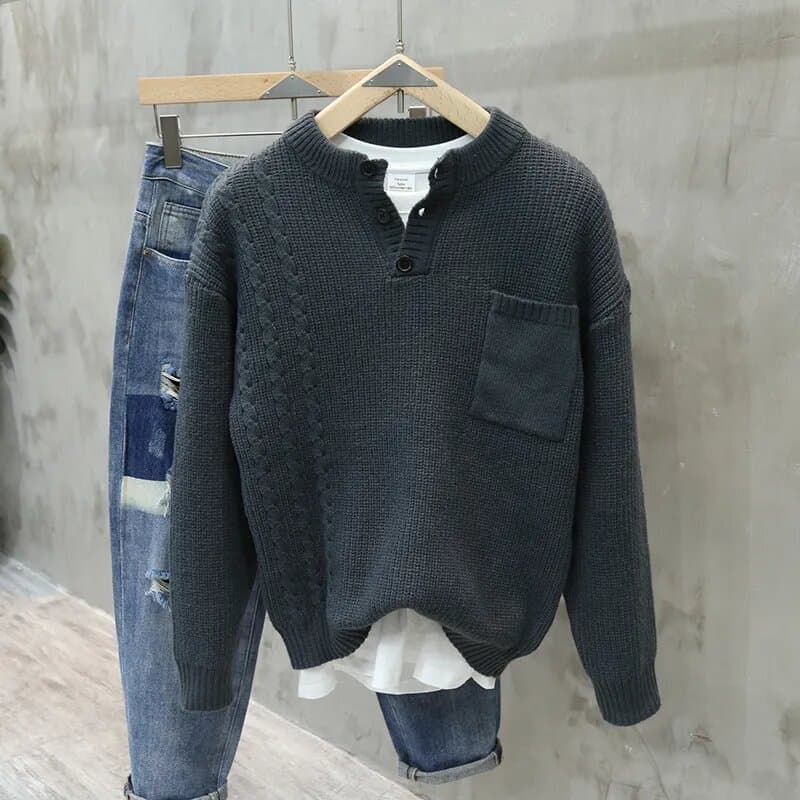 Sudadera con capucha retro hombre, corte holgado